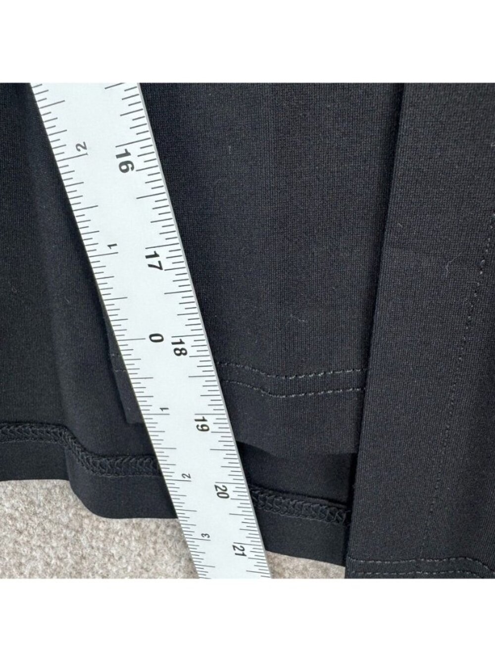 Betabrand Sassiest Pants Wrap Skirt M Black Ponte Knit Minimalist Corp Chic - Picture 12 of 15
